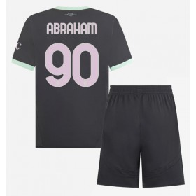 Dětské fotbalový komplet AC Milan Tammy Abraham #90 Tretí košile 2024-25 Krátkým Rukávem